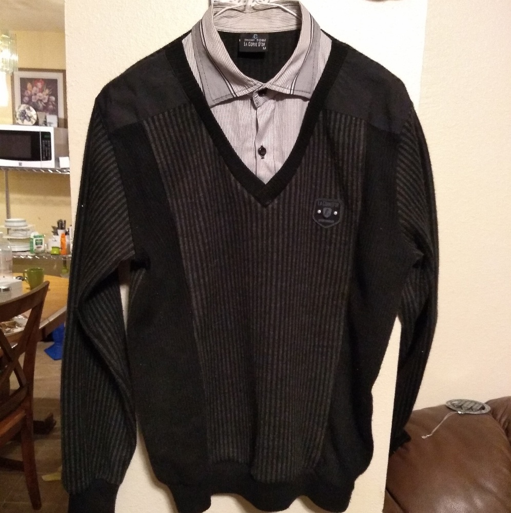 Sweater/button up